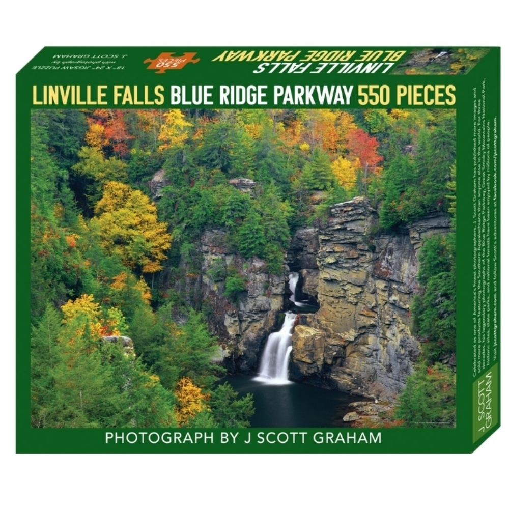 Linville Falls Blue Ridge Parkway 550 Piece Puzzle